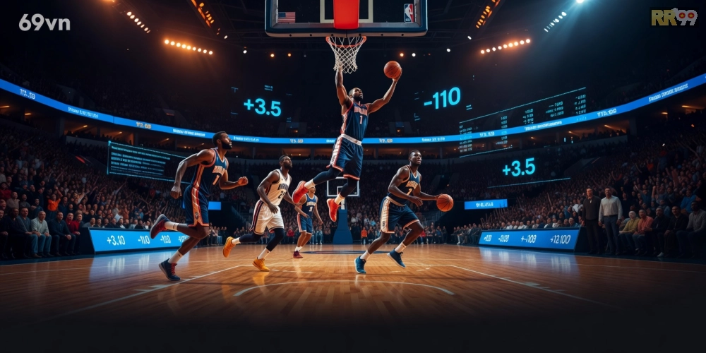 Giao diện cá cược bóng rổ NBA trên 69vn với các yếu tố năng động và hấp dẫn